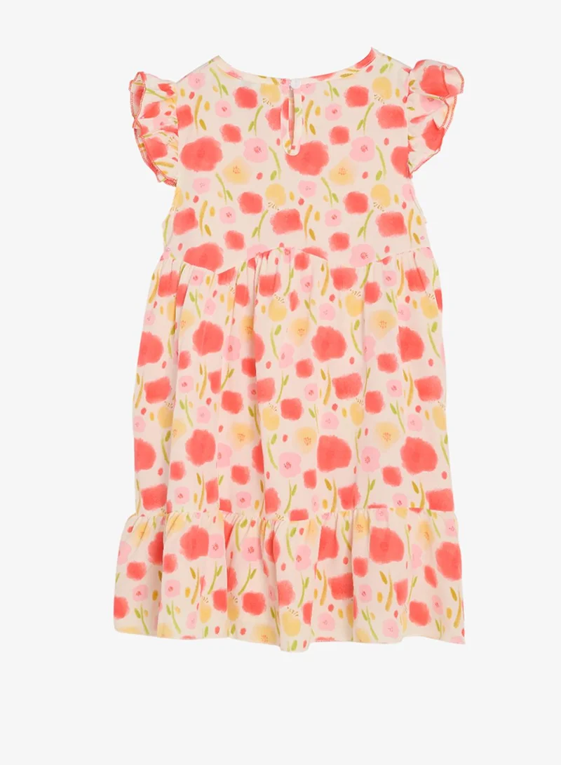 Pinata  Floral Print Frill Dress for Women | Best Price UAE