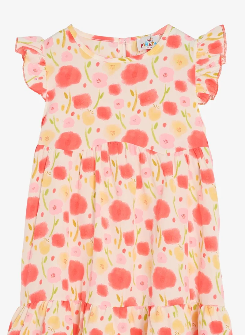 Pinata  Floral Print Frill Dress for Women | Best Price UAE
