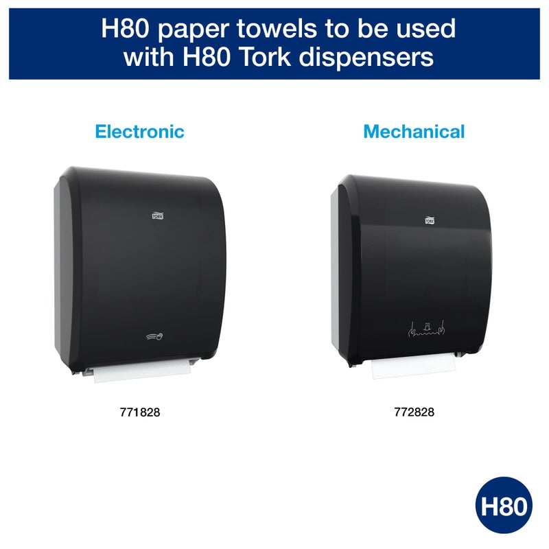 Tork Roll Hand Towel White H80, Premium, 6 rolls, 8030630 - Image 2