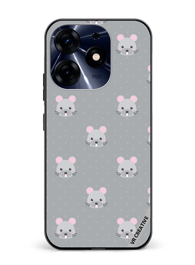 VR CREATIVE Protective Case Cover For Tecno Spark 10 Pro Mouse Design Multicolour - Image 1
