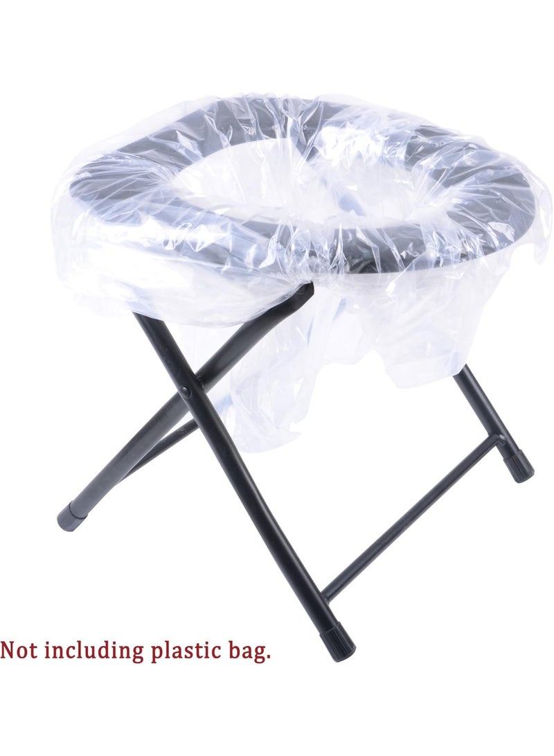 BJM Folding Commode Chair Portable Toilet Seat, 90kg Capacity - Image 5