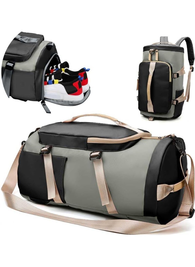 Capacity Sports Gym Bag Sports Gym Bag with Shoes Compartment & Wet Pocket Sports Gym Bag for Men & Women Multi-Occasion Application of Sports Bag - Image 1