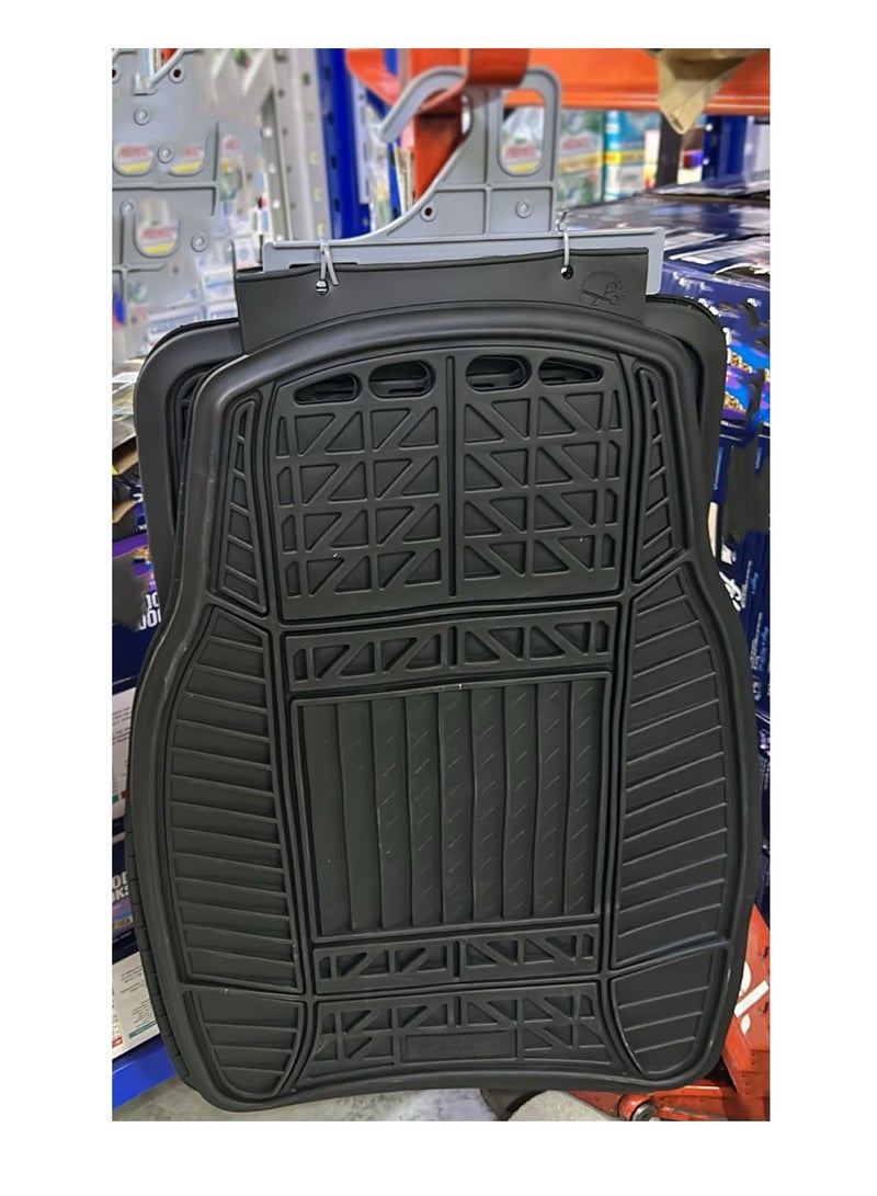 Michelin Michelin 98016 All Weather Rubber Mat Set - Black (4 Pieces)  - Image 3