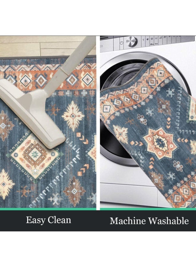 اكسيسن سجاد مطبخ للأرضيات 3 قطع، سجاد مطبخ مضاد للانزلاق قابل للغسل، سجادة مريحة للمنزل، المغسلة، الغسيل، الحمام (40*60 سم + 50*80 سم + 50*120 سم) - Image 4