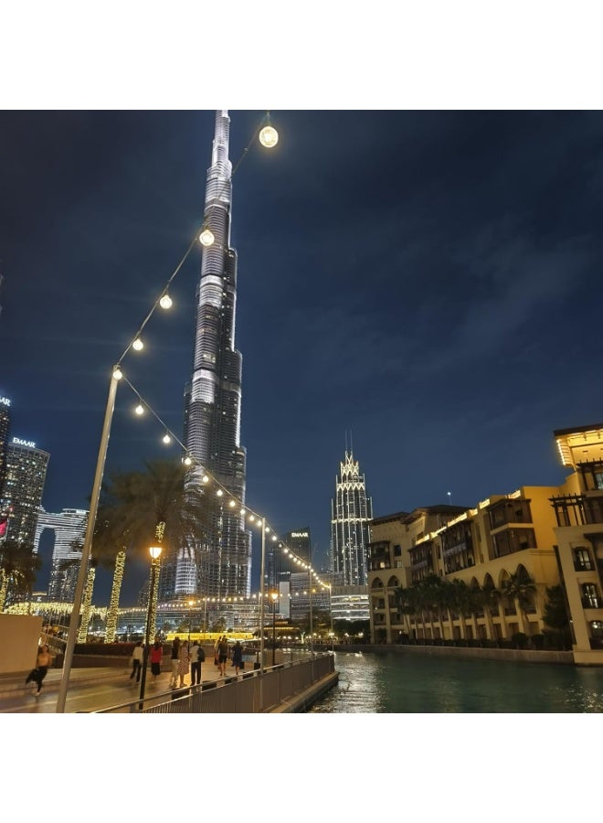 HUA QIANG WANG 33FT Outdoor String Lights, Electric Plug-In Festoon Lights 10 Meter 20Pcs G80 Globe LED Bulbs, Outdoor Waterproof Decorative Hanging Light String for Patio Garden Porch Yard - Image 3