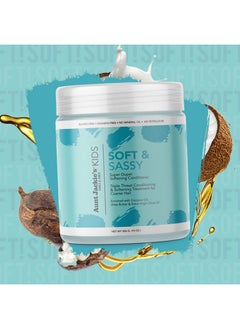 Aunt Jackie's Kids Soft And Sassy Super Duper Hair Softening Conditioner Helps Strengthen Hair For Healthier Growth 15 Oz  - Image 2