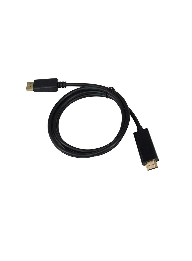 HDTV to HDMI Display Port Cable 3M(1920x1200)28AWG FHD 1080P Display Port Cable for Desktop Laptop PC, Black, 1.8M - Image 4