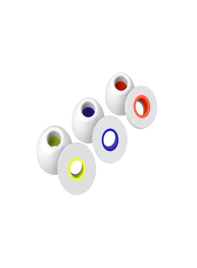 Status Audio Memory Foam Replacement Earbud Tips - for Between Pro and Between 3ANC Earbuds [Bone (White)] - Image 1