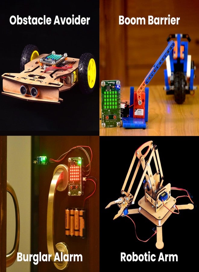Avishkaar Maker Board 3.0 Single Board Computer for Kids | AI & Robotics Coding Board with Motor Drivers, Sensor Ports, Bluetooth, Block & Python Coding | School STEM Lab Kit CBSE ICSE Aligned - Image 5