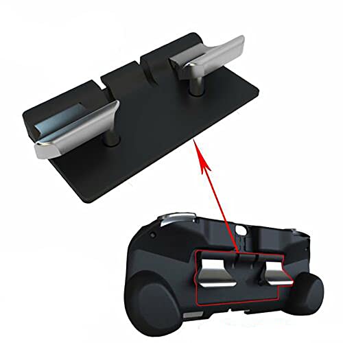 XBERSTAR PS Vita 1000 PS Vita 2000 L3 R3 Trigger Grips Handle Grip Holder Touchpad Button for PS VITA PSV 1000 2000 Back Touchpad Button Module Trigger Grips Handle Holder black - Image 3