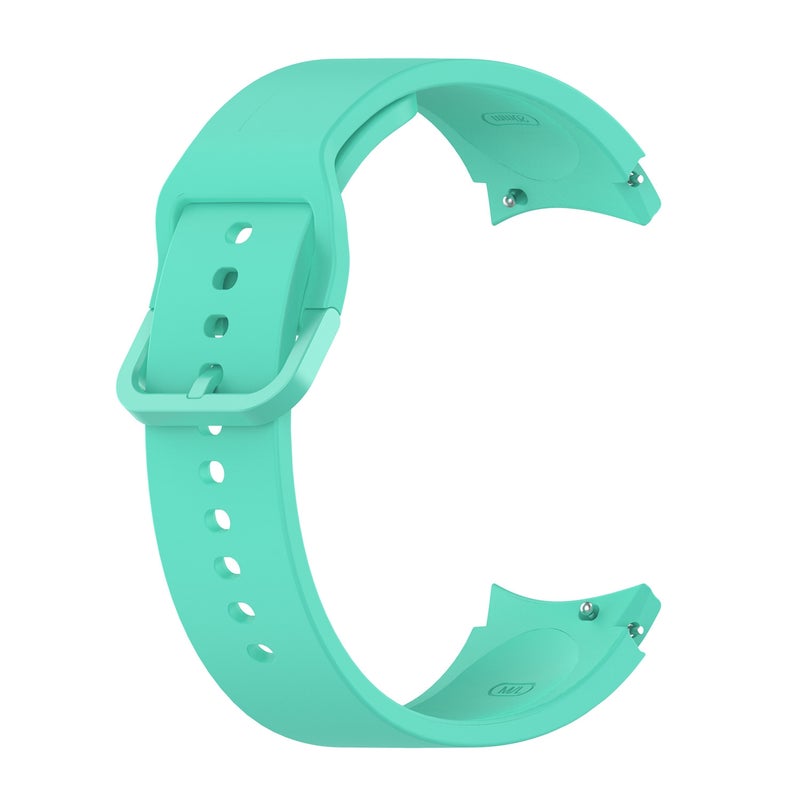 Replacement Strap For Samung Galaxy Watch4 40mm / 44mm Silicone Flat Buckle Watch Band(Mint Green) - Image 1