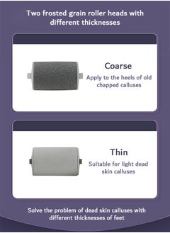 MAANGE Electric Foot Callus Remover, Rechargeable Foot File Pedicure Tools, Waterproof Foot Scrubber (Purple)  - Image 3
