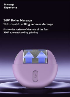 MAANGE Electric Foot Callus Remover, Rechargeable Foot File Pedicure Tools, Waterproof Foot Scrubber (Purple)  - Image 5