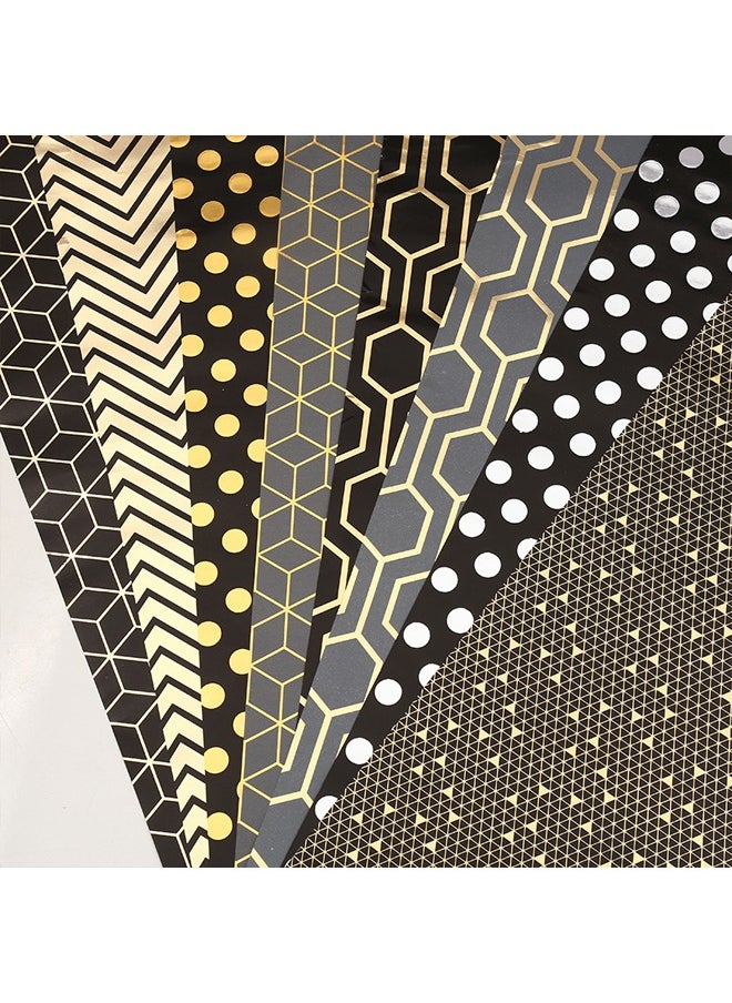 Zeemey 9 Sheets Gift Wrapping Paper With Accessories,Holiday Gift Wrapping Paper,Birthday Gift Box Gift Wrapping DIY, Gift Wrapping Paper for Birthday, Holiday, Wedding, Party,Kids Gift Wrapping (70cmX50cm)  - Image 2