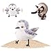 Potaroma Cat Toys Flapping Bird No Flying Lifelike Sandpiper Chirp Tweet Rechargeable Touch Activated Kitten Toy Interactive Cat Exercise Toys for All Breeds Cat Kicker Catnip Toys 40 - Image 3