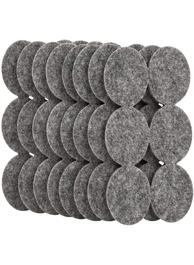SOFTTOUCH 4758695N Heavy Duty 1-1/2 Inch Felt Furniture Pads to Protect Hardwood Floors from Scratches, Gray, 48 Count,Grey - Image 1