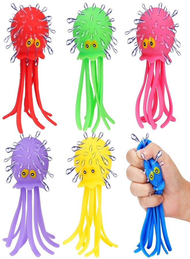 Babelshar 6 Pcs Octopus Water Balls Bath Toy, Sensory Stress Relief Floating Pool Beach Bathtub Toy Reusable Water Bomb Splash Balls, Christmas and Easter Goodie Bag Fillers for Baby Toddler Kids - Image 2