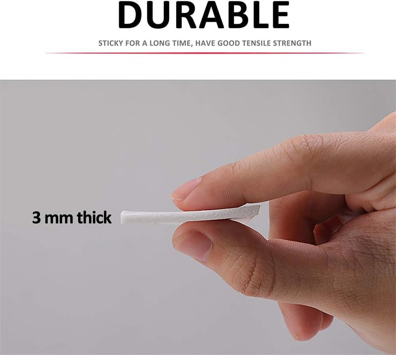 ToLanbbt Double Sided Foam Tape 2.36In x 33FT 2 Pack, Mounting Tape Heavy Duty, Strong Adhesive Weatherproof Seal Strips for DIY Craft Picture Poster, Car & Gap Filling Mountings, Home Office Decor (White) - Image 3