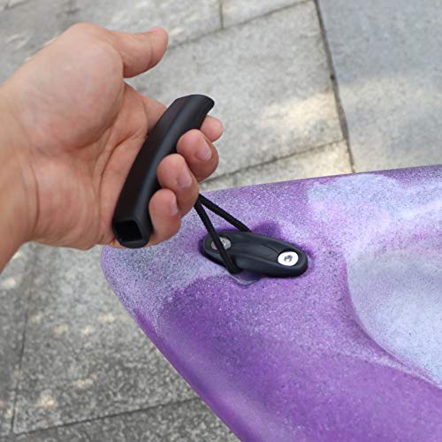 METER STAR 2PCS Kayak Canoe Carry Handle Pull Handle T-Handle with Cord and Pad Eyes, Kayak Carrying Pull Handle ,Kayak Straps ,Kayak Assesseries,Kayak Rope ,Kayak Handles Replacement,Kayak Pulling Handle - Image 4