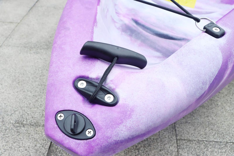 METER STAR 2PCS Kayak Canoe Carry Handle Pull Handle T-Handle with Cord and Pad Eyes, Kayak Carrying Pull Handle ,Kayak Straps ,Kayak Assesseries,Kayak Rope ,Kayak Handles Replacement,Kayak Pulling Handle - Image 5