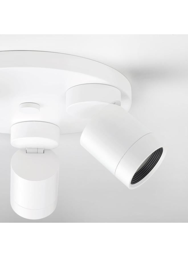 erorex Ceiling Spotlight With 3 Spots, White - Image 3