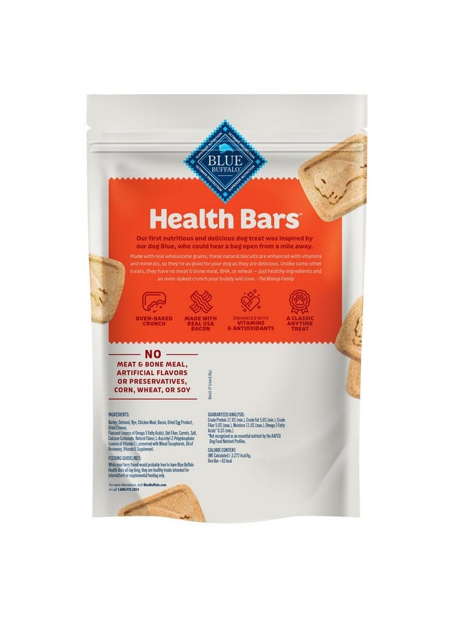 Blue Buffalo Health Bars Crunchy Dog Biscuits, Oven-Baked With Natural Ingredients, Bacon, Egg & Cheese , 16-oz Bag - Image 2