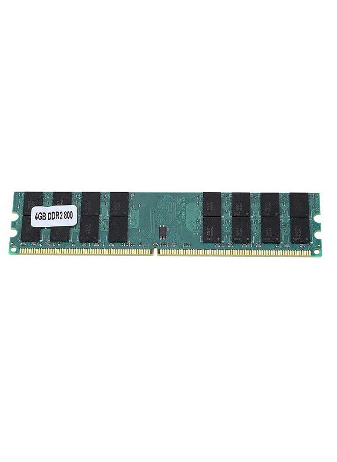 Generic - DDR2 Desktop Memory Bar 240Pin 4GB RAM 800MHZ Data Transmission Circuit Module Board Replacement for AMD Motherboards - Image 1