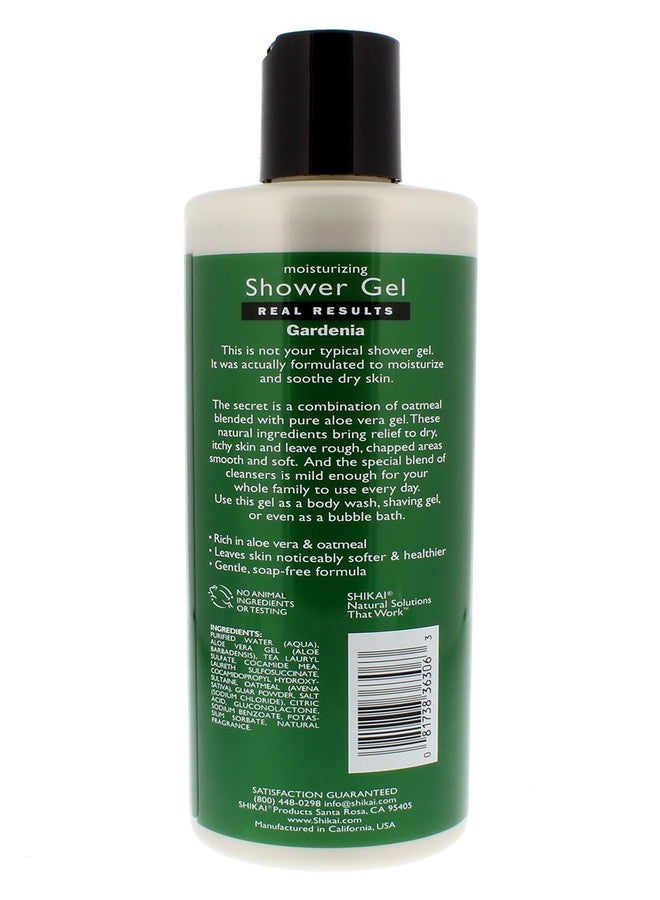 ShiKai Daily Moisturizing Shower Gel (Gardenia, 12 oz) | Gentle Formula | With Aloe Vera & Oatmeal for Soft, Healthy Skin | Dry Skin Relief - Image 2