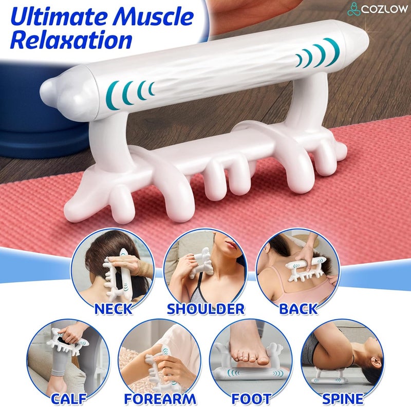COZLOW Fascia Massage Tool for Trigger Point Pain Relief  Myofascial Release Massager for Reduced Cellulite Appearance  Tight Muscle Knots  Deep Tissue Massage Nodes for Neck Shoulder  Legs - Image 3