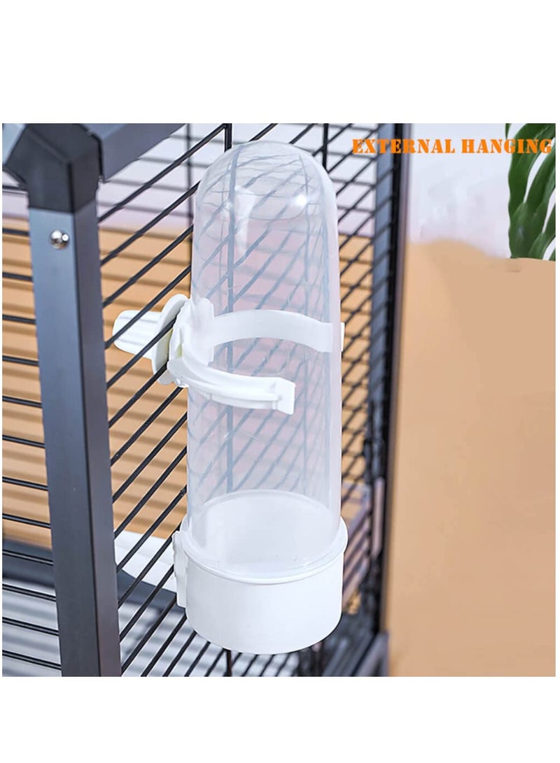 (2Pcs) Pet Bird Water Feeder 8.45 Fl Oz Parrot Water Dispenser Bird Cage Suspended Automatic Water Dispenser /Bird Feeders for Parakeet Budgie Cockatiel Lovebirds Canary Finch - Image 4