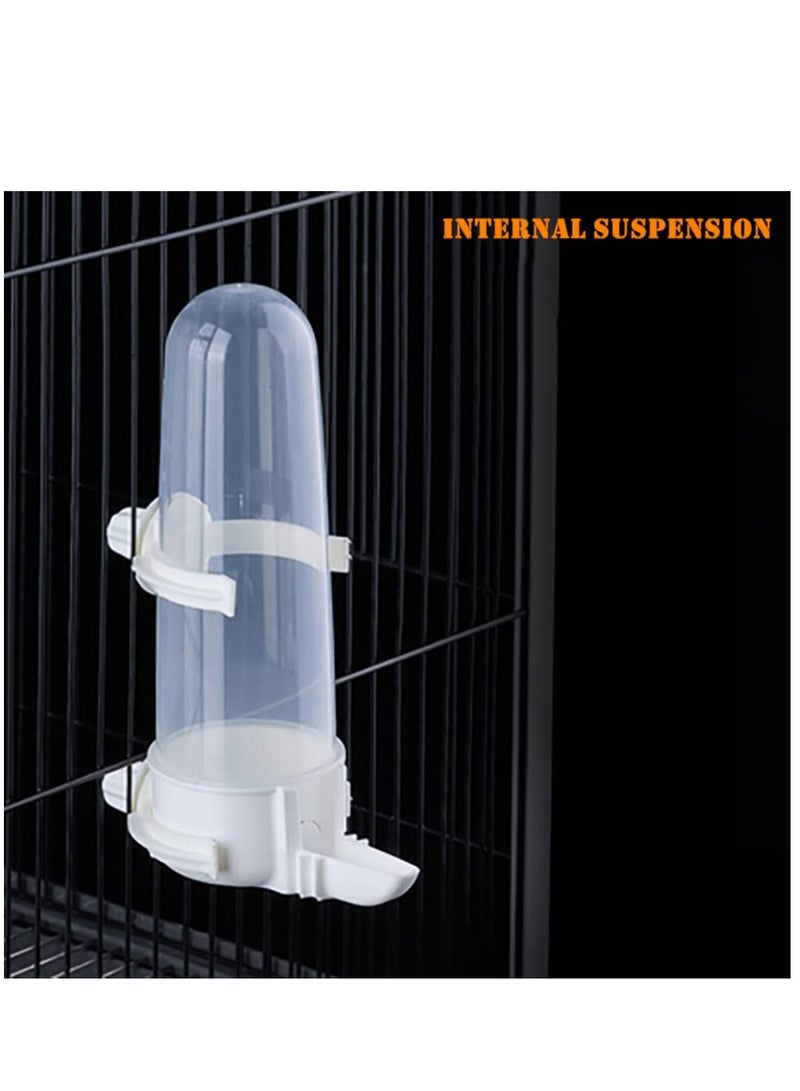 (2Pcs) Pet Bird Water Feeder 8.45 Fl Oz Parrot Water Dispenser Bird Cage Suspended Automatic Water Dispenser /Bird Feeders for Parakeet Budgie Cockatiel Lovebirds Canary Finch - Image 5