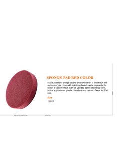 DATO 10+2 SPONGE Red PAD 8-INCH  - Image 2