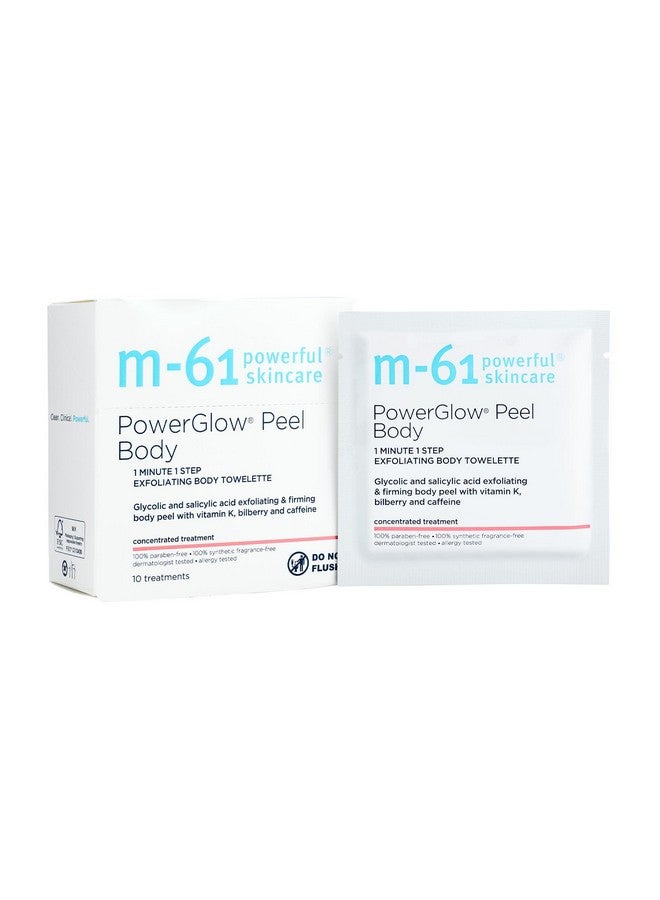 أم-61 مقشر الجسم M-61 PowerGlow - مقشر للجسم بحمض الجليكوليك والساليسيليك مع فيتامين K والتوت البري والكافيين لتقشير وتقوية البشرة - Image 1