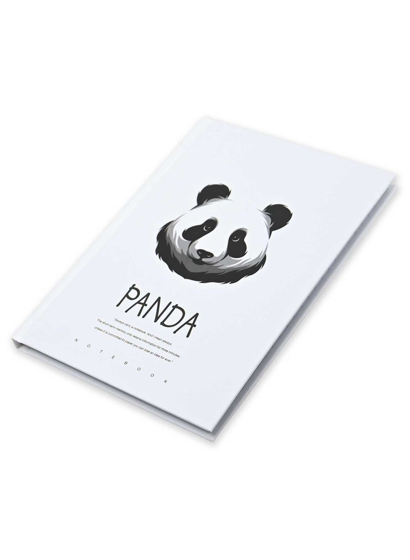 FIS 5 Pieces Hard Cover Notebook 96 Sheets A5 Panda Design - Image 3