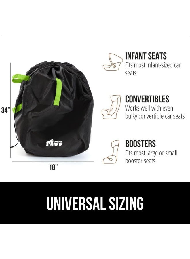 GORILLA GRIP Car Seat Travel Bag for Airplane Gate Check - Image 5