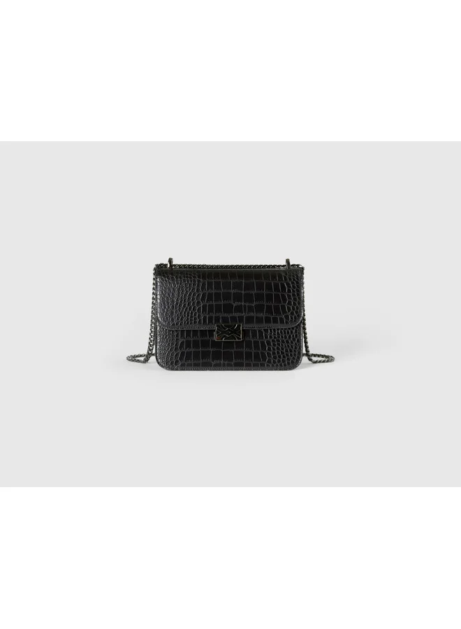 UNITED COLORS OF BENETTON Imitation Leather Fabric Bag