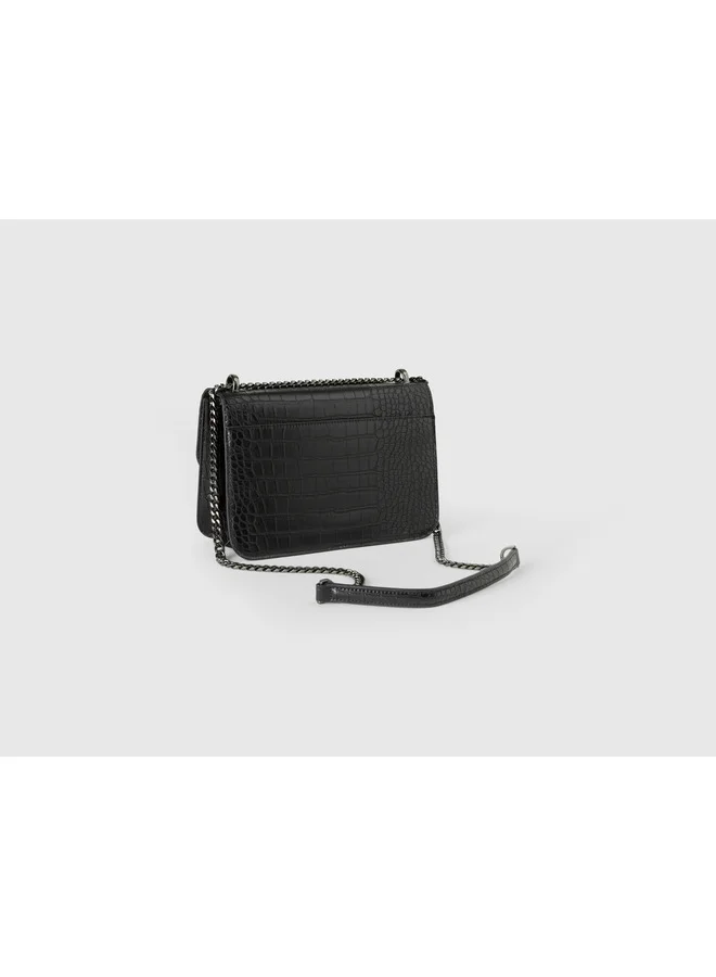 UNITED COLORS OF BENETTON Imitation Leather Fabric Bag