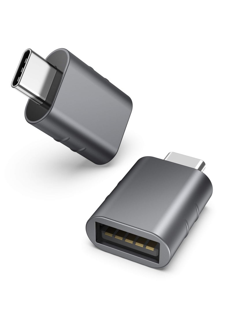 محول USB C (2 حزمة) ， محول USB C إلى USB حزمة من 2 محول USB C ذكر إلى USB 3.0 أنثى - Image 1