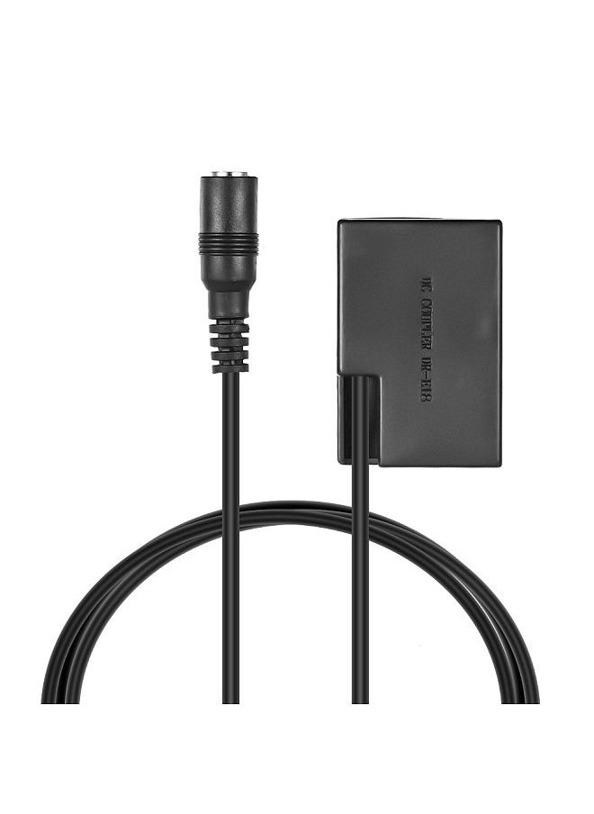 ANDOER - DR-E18 LP-E17 Dummy Battery Pack Coupler Adapter with DC Male Connector for Canon 200D/ 800D/ 760D/ 750D/ 77D/ M6/ M5 /Rebel T7i T6s T6i 8000D X8i/ SL3/250D/X10 - Image 1