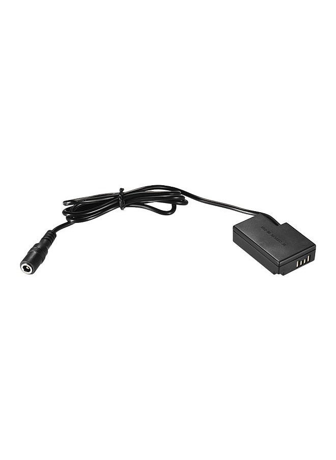ANDOER - DR-E18 LP-E17 Dummy Battery Pack Coupler Adapter with DC Male Connector for Canon 200D/ 800D/ 760D/ 750D/ 77D/ M6/ M5 /Rebel T7i T6s T6i 8000D X8i/ SL3/250D/X10 - Image 1
