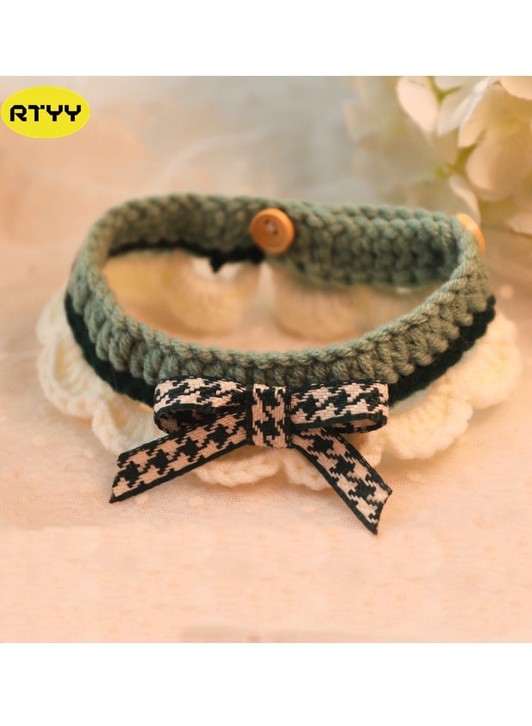 RTYY Cat Bandanas Cats Bib，Kitten cute Bow Collars Costume，collars suitable for kittens and puppies  - Image 2