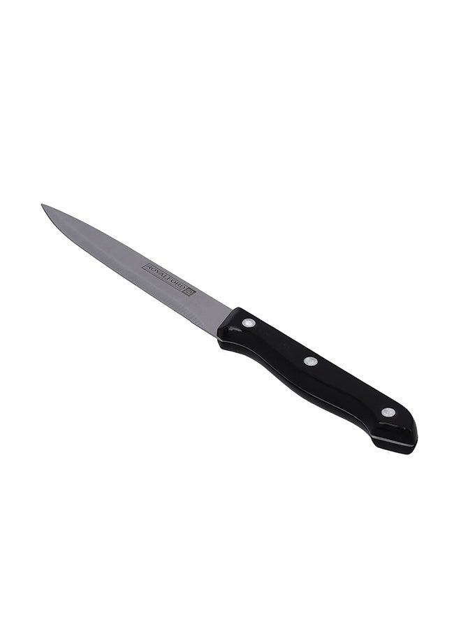 Royalford 5-Piece Deluxe Cutting Set Black/Silver 35cm - Image 3