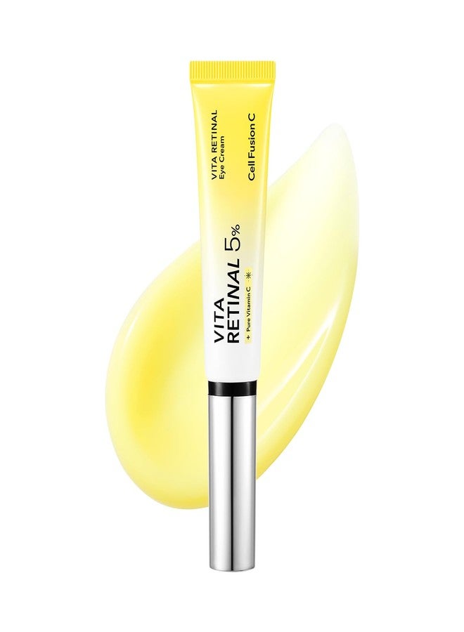 Cell Fusion C Toning C Vita Retinal Eye Cream | Anti-aging Retinal Eye Cream with Vitamin C & Niacinamide for Lines, Dark Circles & Puffiness | Korean Skincare, 0.67 fl. oz - Image 1