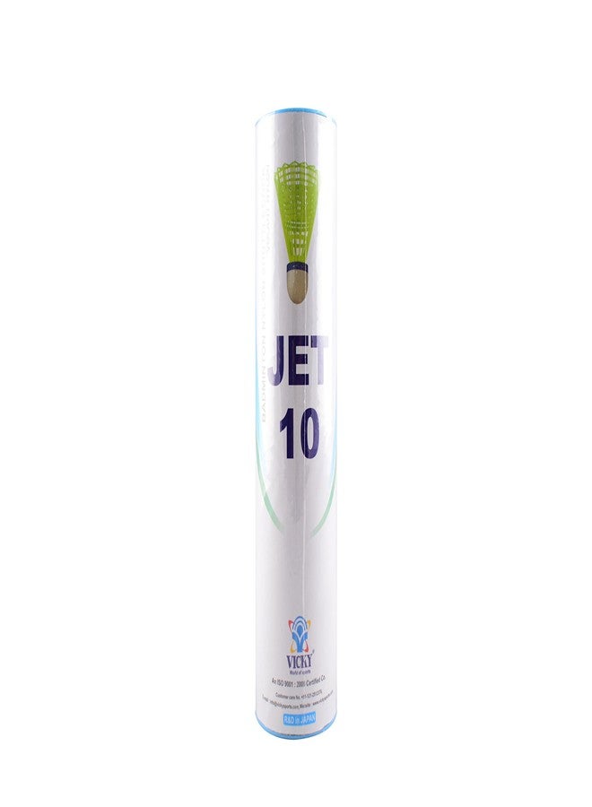 Vicky Jet 10 Nylon Shuttlecock (Yellow) - Image 3