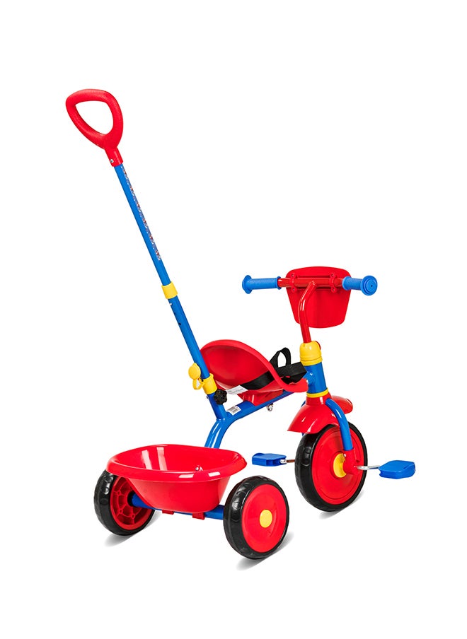 Spartan Marvel Spiderman Tricycle with Pushbar  - Image 2