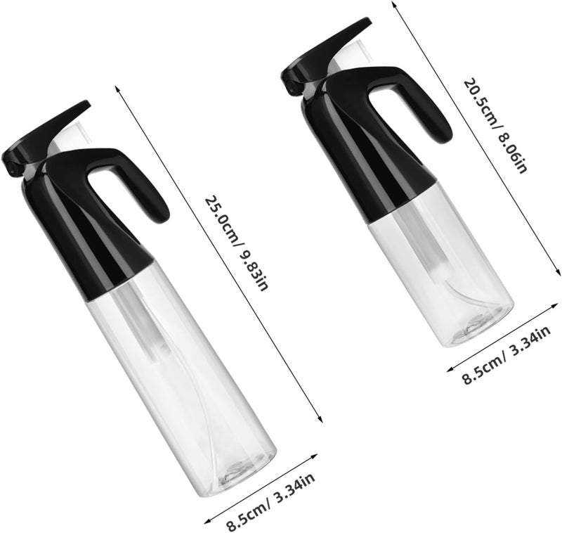 SOLUSTRE Hairdressing Spray Bottle Fine Mist Hair Sprayer 2pcs 200ml+300ml Continuous Spray for Salon, Barber, and Daily Hair Care Use - Image 2