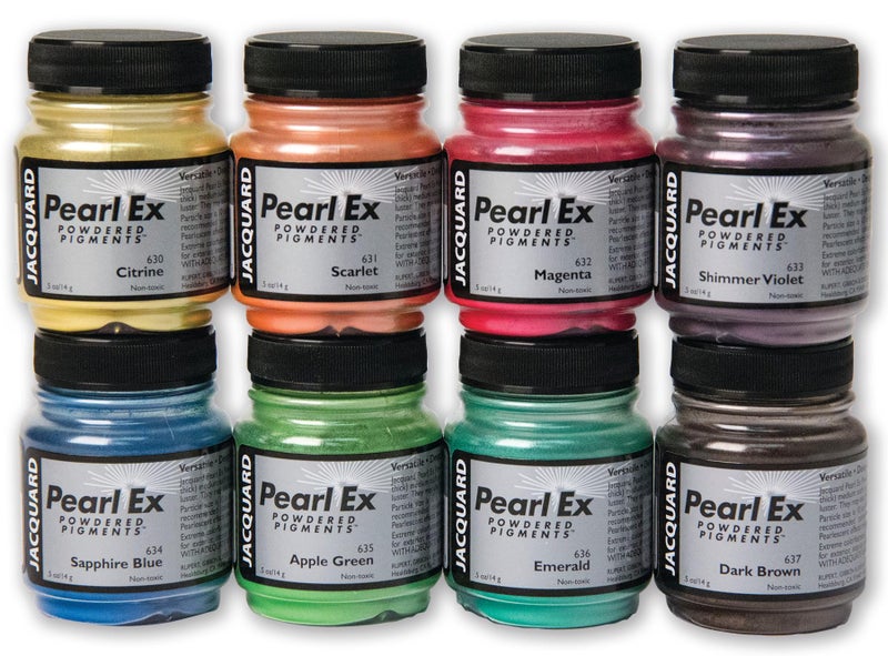 Jacquard Pearl Ex Powdered Pigments - The most versatile product (Pearl Ex Chromatic 8-Color Set) - Image 1