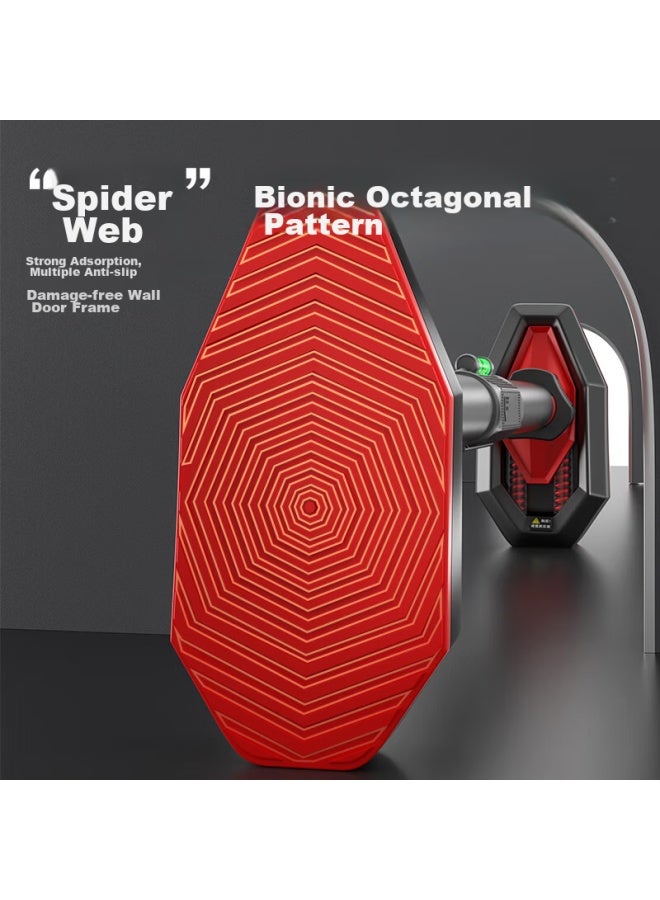 Hui Xun شريط سحب منزلي من هويكسون لمعدات اللياقة البدنية الداخلية، معدات تمرين مثبتة على الباب بدون حفر، شريط رياضي معلق، حجم متوسط - Image 4