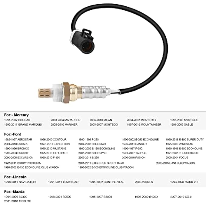 MINSTAR 2344609 O 2 Sensor Front Rear Upstream Downstream ForFord ForLincoln ForMercury  ForMazda  Ranger Mustang Expedition Explorer Escape F150 Tribute - Image 5