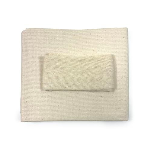 Regency Wraps Natural Pastry Cloth 20"x24" with 15”Rolling Pin Cover, 100% Cotton for Non-stick Dough Rolling, Achieve Perfect Dough for Baked Goods. - Image 1